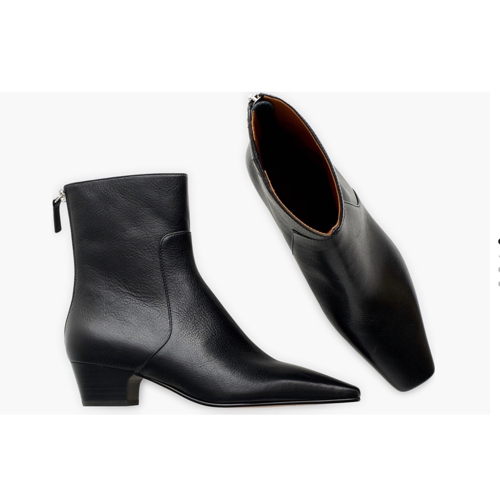 MADEWELL THE LEXIE ANKLE WOMEN BOOTIE BLACK LEATHER SIZE 8.5